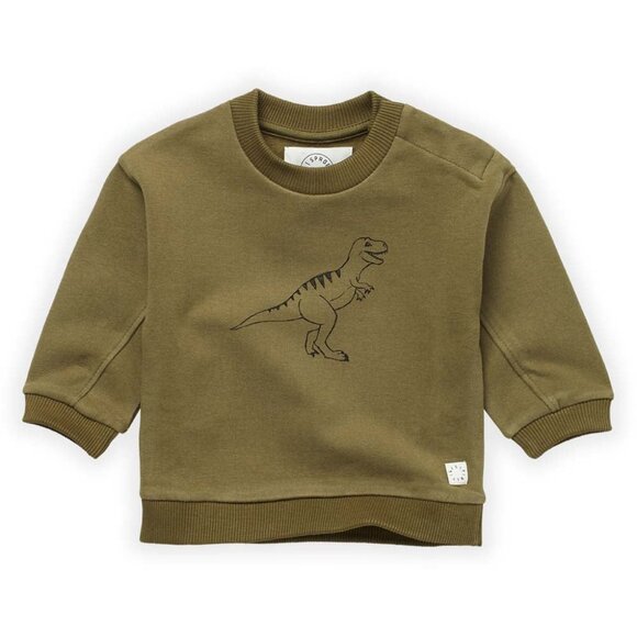 Dino Sweatshirt - Khaki - Picture 1 of 2